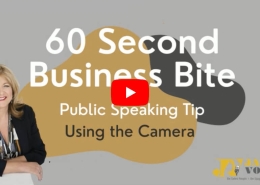Using the Camera a Public Speaking Key Advisor Quickie Tip